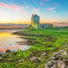 Dunguaire Castle Sunset Paint By Numbers