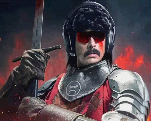 Elden Ring Boss Dr Disrespect Paint By Numbers