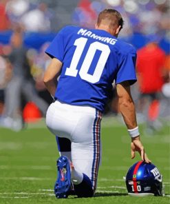 Eli Manning Back Paint By Numbers