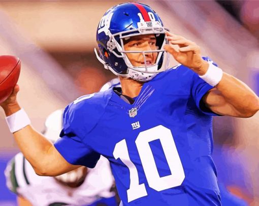 Eli Manning Paint By Numbers