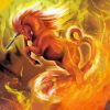 Fire Unicorn Paint By Numbers