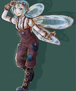 Dragonfly Girl Paint By Numbers