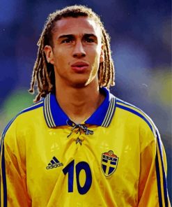 Henrik Larsson Football Player Paint By Numbers