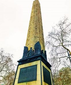 Historical Landmark Cleopatra's Needle Paint By Numbers