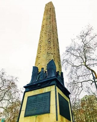 Historical Landmark Cleopatra's Needle Paint By Numbers