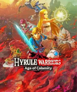 Hyrule Warriors Age Of Calamity Poster Paint By Numbers