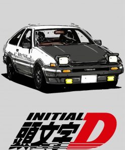 Initial D Manga Paint By Numbers