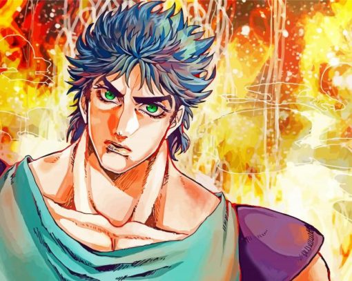 Joseph Joestar Character Paint By Numbers