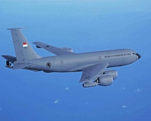 KC 135 Aircraft Paint By Numbers