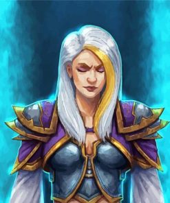 Lady Jaina Proudmoore Character Art Paint By Numbers