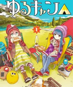 Laid Back Camp Anime Poster Paint By Numbers