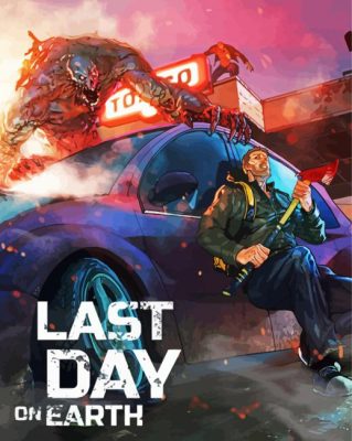 Last Day On Earth Video Game Poster Paint By Numbers