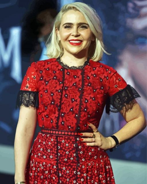 Mae Whitman American Actress Paint By Numbers