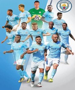 Manchester City Players Paint By Numbers