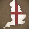 England Map Art Paint By Numbers