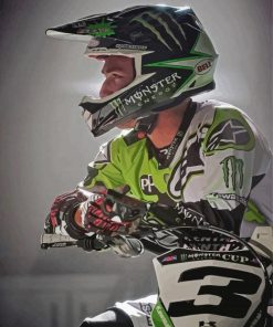 Monster Energy Eli Tomac Paint By Numbers