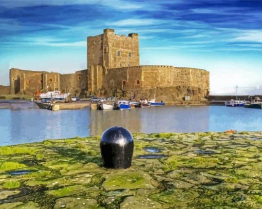 Northern Ireland Carrickfergus Castle Paint By Numbers