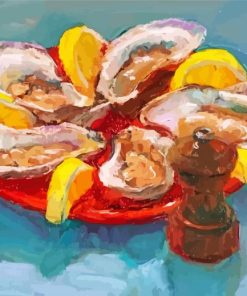 Oyster And Lime Paint By Numbers