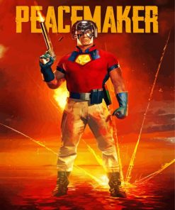 Peacemaker Character Poster Paint By Numbers