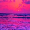 Purple Scene Seascape Paint By Numbers