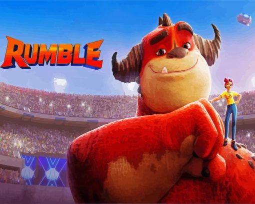 Rumble Animated Movie Paint By Numbers