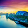 Sage Gateshead At Sunset Paint By Numbers