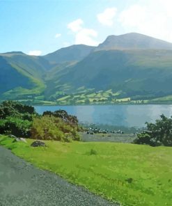 Scafell Pike Lake District Paint By Numbers