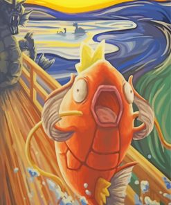 Screaming Magikarp Paint By Numbers