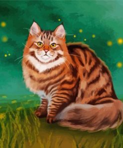 Siberian Cat Art Paint By Numbers