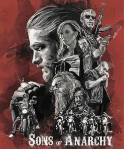 Sons Of Anarchy Movie Poster Art Paint By Numbers