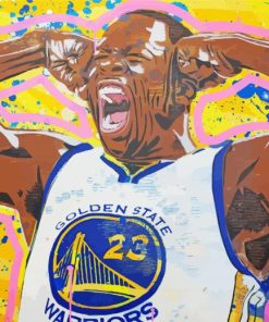 Splatter Draymond Green Paint By Numbers