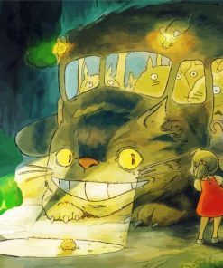 Studio Ghibli My Neighbor Totoro Catbus Paint By Numbers