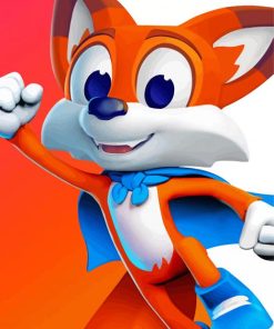 Super Lucky's Tale Video Game Character Paint By Numbers