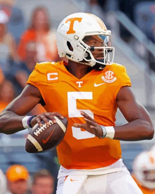 Tennessee Volunteers Football Paint By Numbers