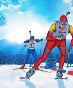 The Biathlon Players Paint By Numbers