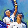 Us Women's Soccer Paint By Numbers