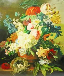 Van Huysum Still Life With Flowers Paint By Numbers