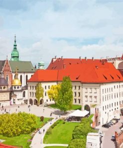 Wawel Royal Castle Paint By Numbers