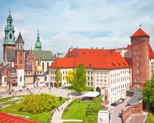 Wawel Royal Castle Paint By Numbers