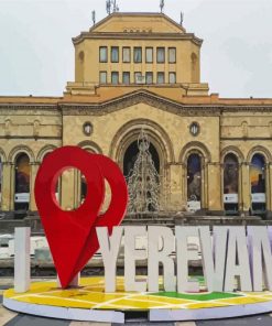 Yerevan Armenia Paint By Numbers