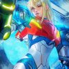 Zero Suit Samus Metroid Paint By Numbers