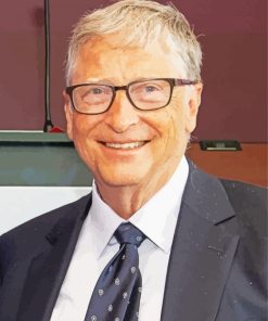 Aesthetic Bill Gates Paint By Numbers