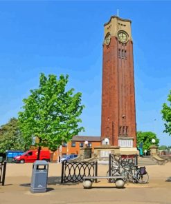 Aesthetic Coalville Tower Paint By Numbers