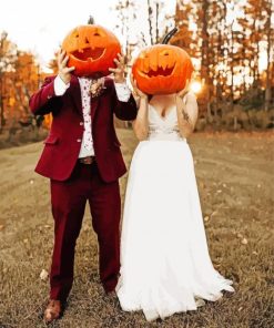 Aesthetic Halloween Wedding Paint By Numbers