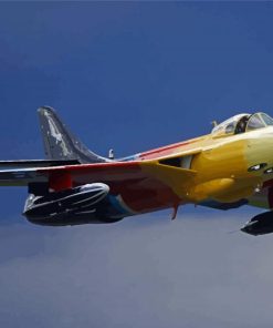 Aesthetic Hawker Hunter Paint By Numbers