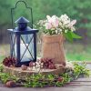 Aesthetic Lantern With Flowers Paint By Numbers