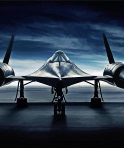 Aesthetic Lockheed SR 71 Blackbird Paint By Numbers