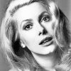 Black And White Catherine Deneuve Paint By Numbers