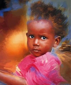 Black Girl Paint By Numbers