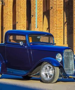 Blue 1932 Ford Coupe Paint By Numbers